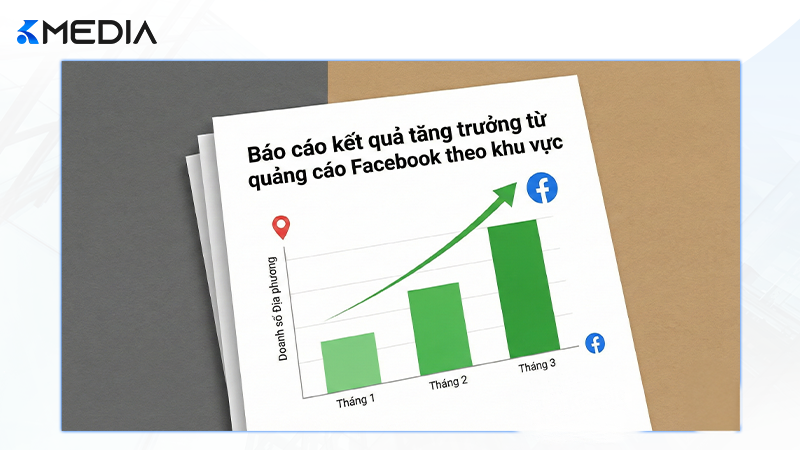 Báo cáo kết quả tăng trưởng từ quảng cáo Facebook theo khu vực