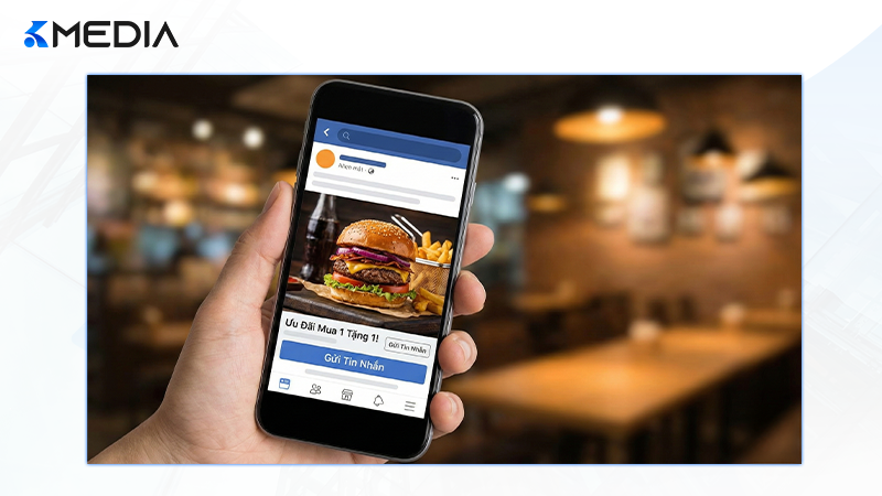 Mẫu nội dung quảng cáo Facebook hấp dẫn cho quán ăn nhà hàng