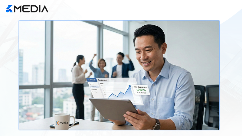 Kết quả tăng trưởng khách hàng thực tế nhờ target đúng mục tiêu