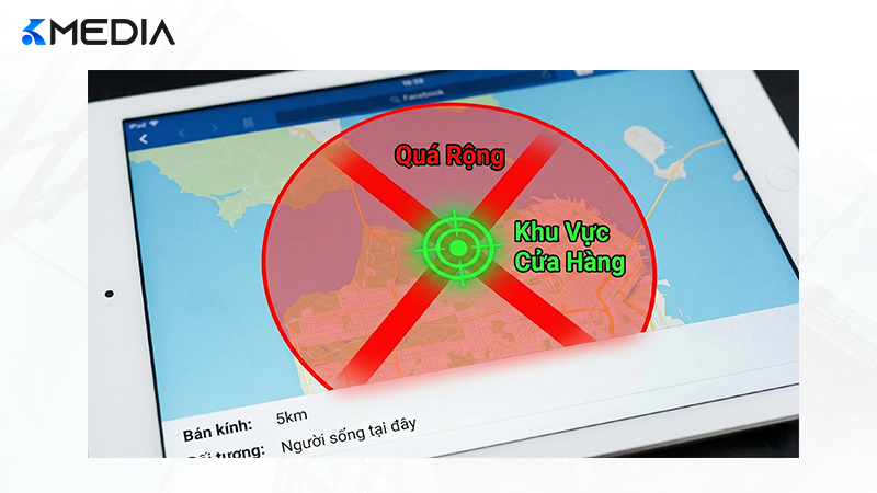 Sai lầm khi nhắm mục tiêu quảng cáo Facebook không đúng khu vực địa lý