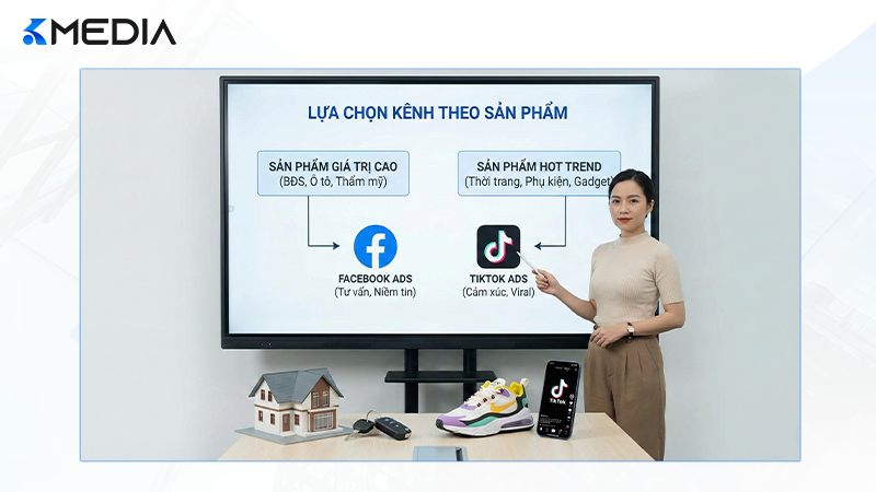 Lựa chọn Facebook Ads hay TikTok Ads cho từng loại sản phẩm cụ thể