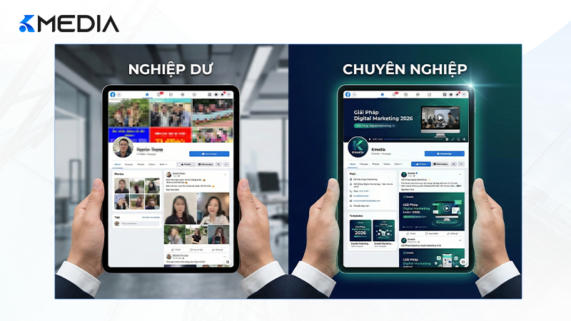 Tổng quan bộ nhận diện thương hiệu Fanpage đồng bộ và chuyên nghiệp 2026