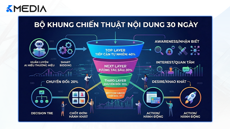 10 tiêu chí đánh giá một kế hoạch nội dung Fanpage đạt chuẩn 2026.