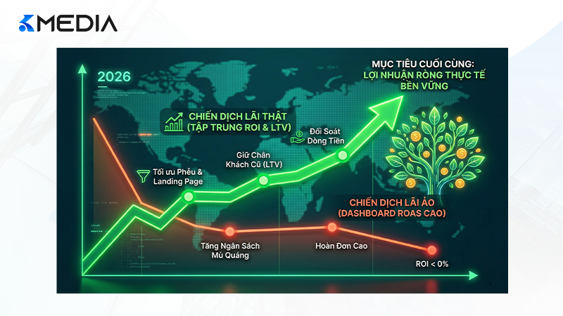 Mục tiêu cuối cùng của Marketing là lợi nhuận thực tế bền vững