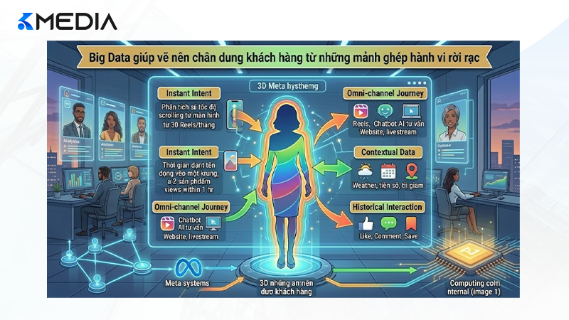 Big Data giúp vẽ nên chân dung khách hàng từ những mảnh ghép hành vi rời rạc