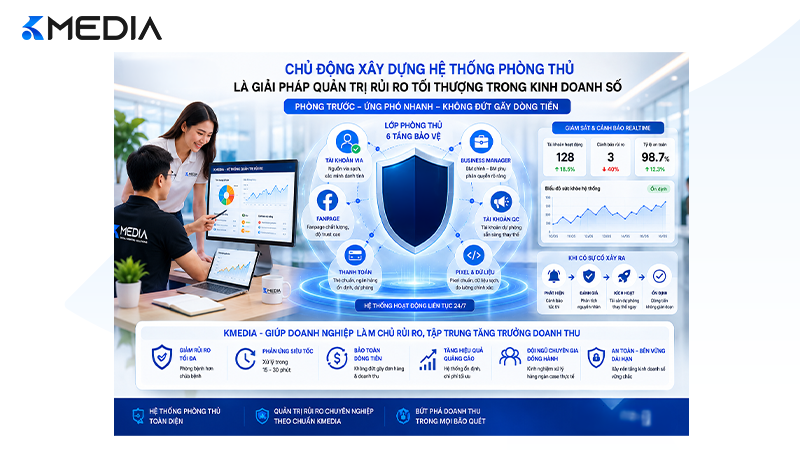 Chủ động xây dựng hệ thống phòng thủ là giải pháp quản trị rủi ro tối thượng trong kinh doanh số