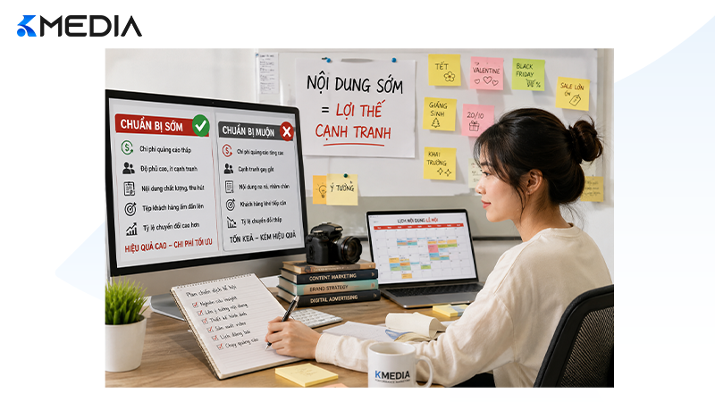 Lịch ma trận nội dung 30 ngày đếm ngược mùa lễ hội