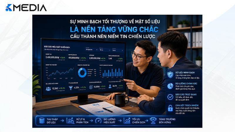 Sự minh bạch tối thượng về mặt số liệu là nền tảng vững chắc cấu thành nên niềm tin chiến lược