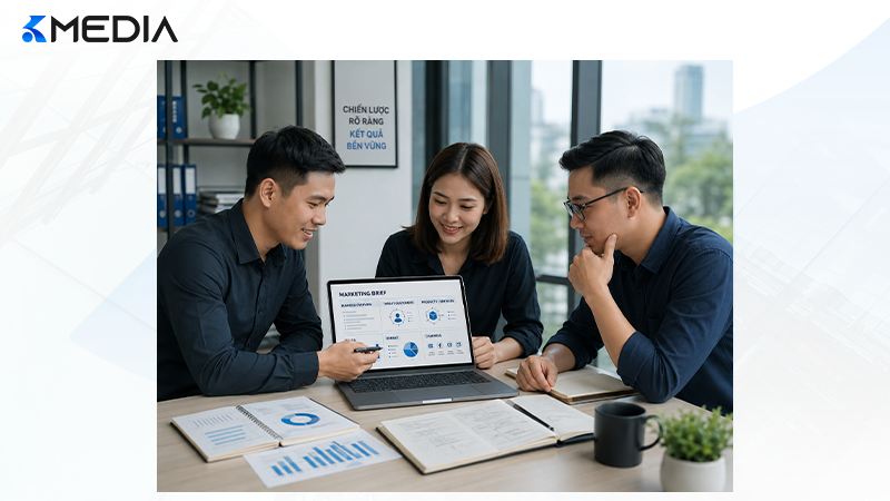 Brief marketing 1 trang giúp doanh nghiệp chuẩn bị thông tin trước khi thuê agency