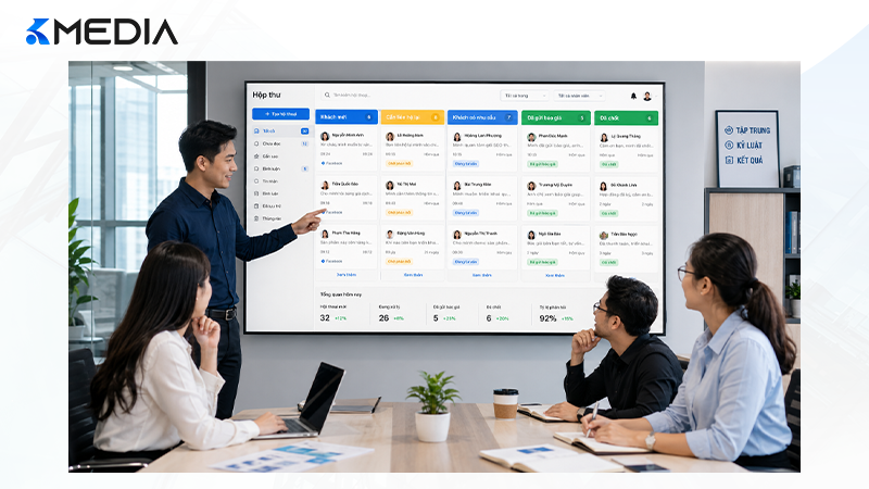 Chuẩn hóa hộp thư Fanpage giúp đội sale theo dõi khách hàng rõ ràng và hạn chế bỏ sót lead.