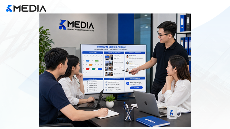 Nội dung đúng nhu cầu giúp Fanpage tăng niềm tin và thúc đẩy khách hàng inbox.