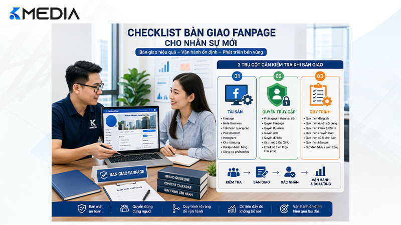 Checklist bàn giao Fanpage cho nhân sự mới