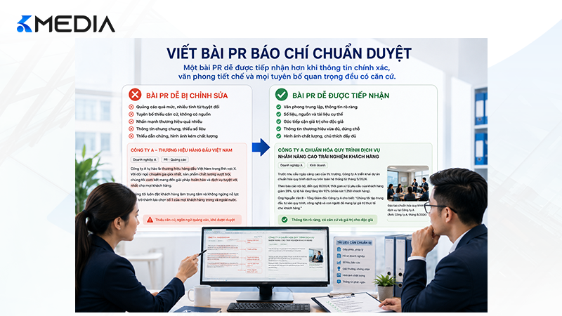 Viết bài PR báo chí chuẩn duyệt và những lỗi cần tránh